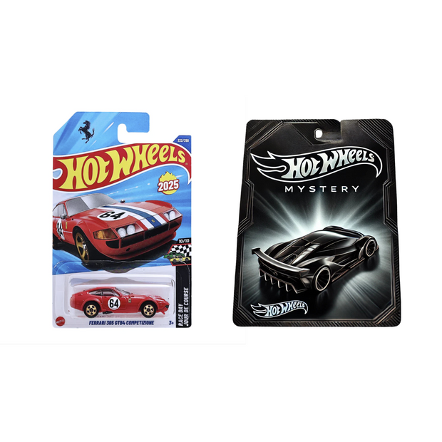 Hot Wheels Ferrari 365 GTB4 Competizione + Mystery Car Pack