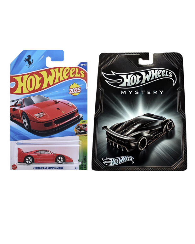 Hot Wheels Ferrari F40 Competizione + Mystery Car
