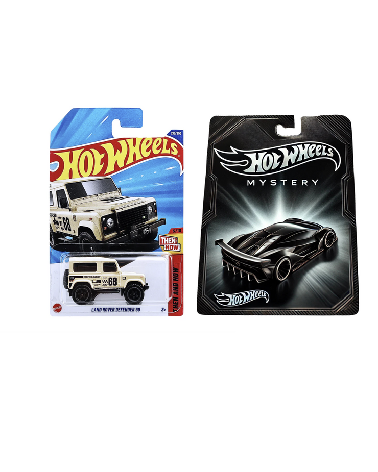 Hot Wheels Land Rover Defender 90  + Mystery Car
