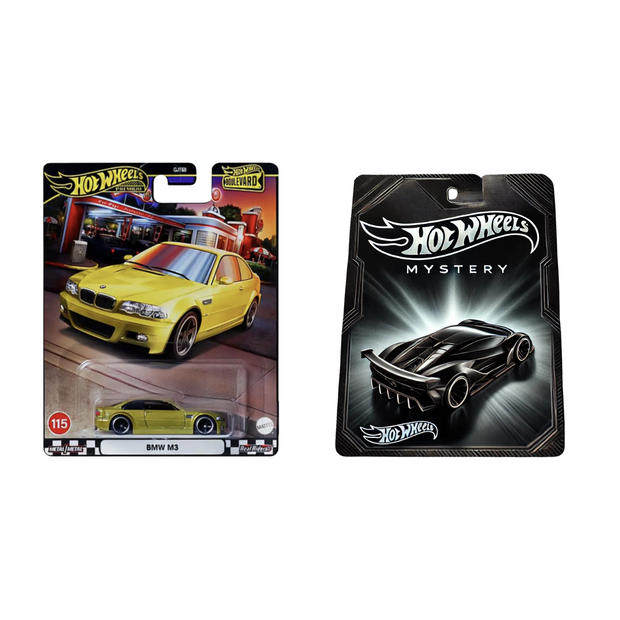 Hot Wheels BMW M3 – Premium Edition + Mystery Car Pack