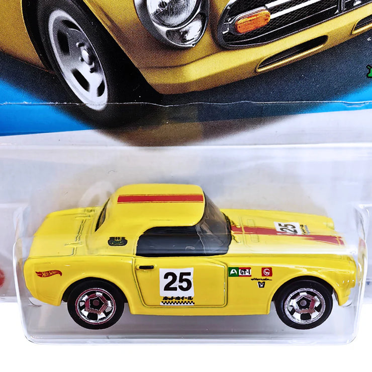 Hot Wheels Honda S800 Racing - Yellow (Race Day Series)