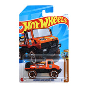 Mercedes-Benz Unimog 1300L (Orange) - Featured in the HW Dirt series.