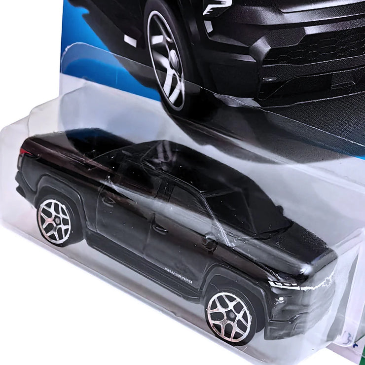 Hot Wheels Chevy Silverado EV RST - Black (HW Green Speed Series)