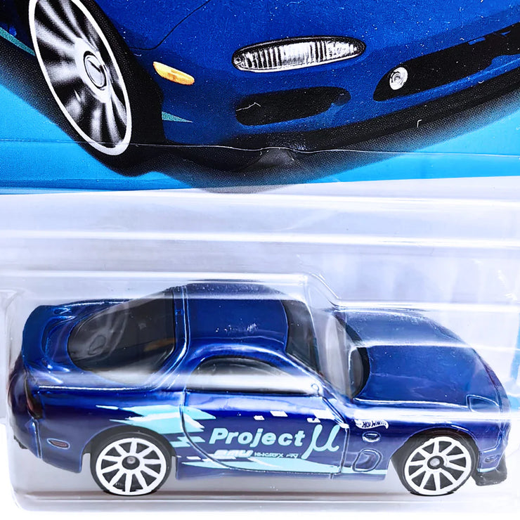 Hot Wheels ’95 Mazda RX-7 - Blue (HW J-Imports Series)