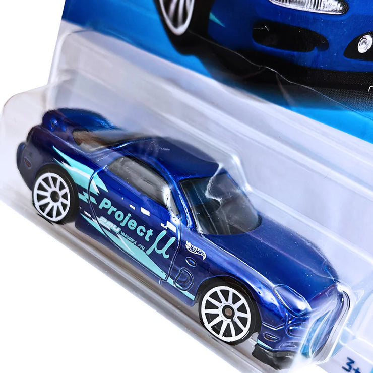 Hot Wheels ’95 Mazda RX-7 - Blue (HW J-Imports Series)