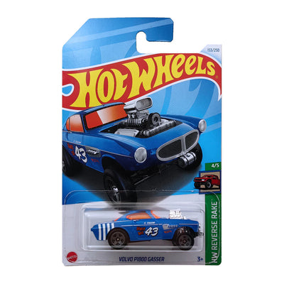 Hot Wheels Volvo P1800 Gasser - Blue (HW Gassers Series)