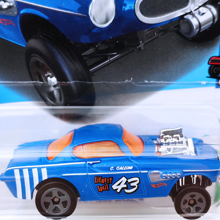 Hot Wheels Volvo P1800 Gasser - Blue (HW Gassers Series)