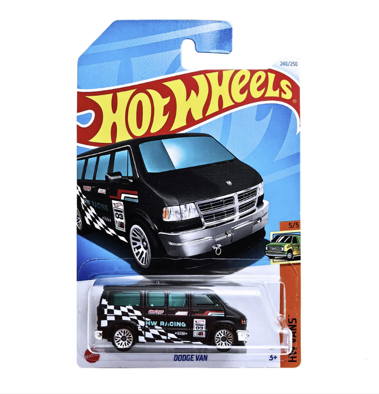 Hot Wheels Dodge Van - HW Vans Series (5/5, Case 2024)