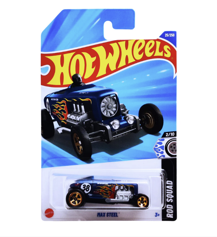 Hot Wheels Max Steel - Rod Squad Series (2/10, Case 2024)