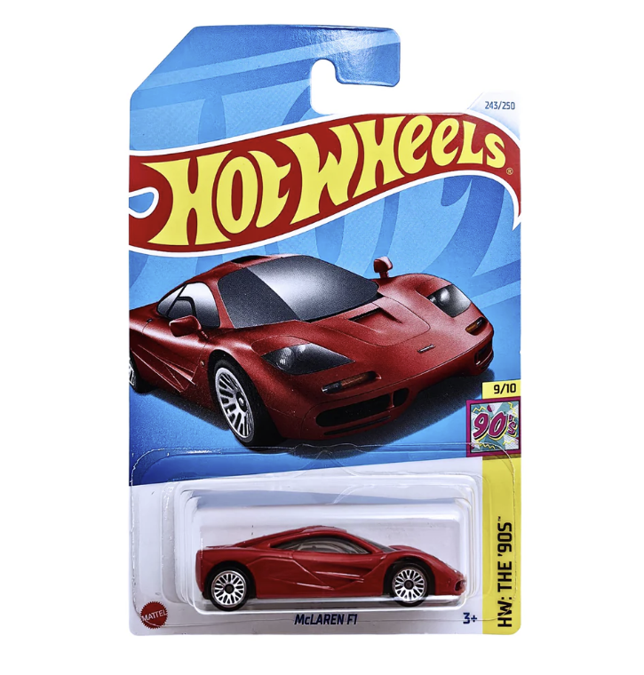Hot Wheels McLaren F1 - HW The 90’s Series (Case 2024, Red)