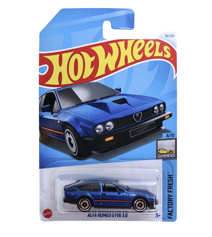 Hot Wheels Alfa Romeo GTV6 3.0 - Factory Fresh Series (Case 2024, Blue)