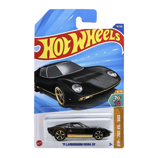 Hot Wheels ’71 Lamborghini Miura SV  + Mystery Car