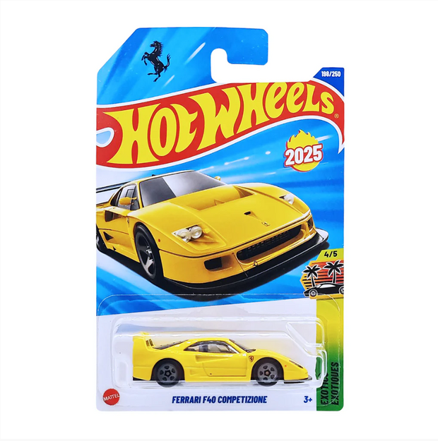 Hot Wheels Ferrari F40 Competizione Yellow